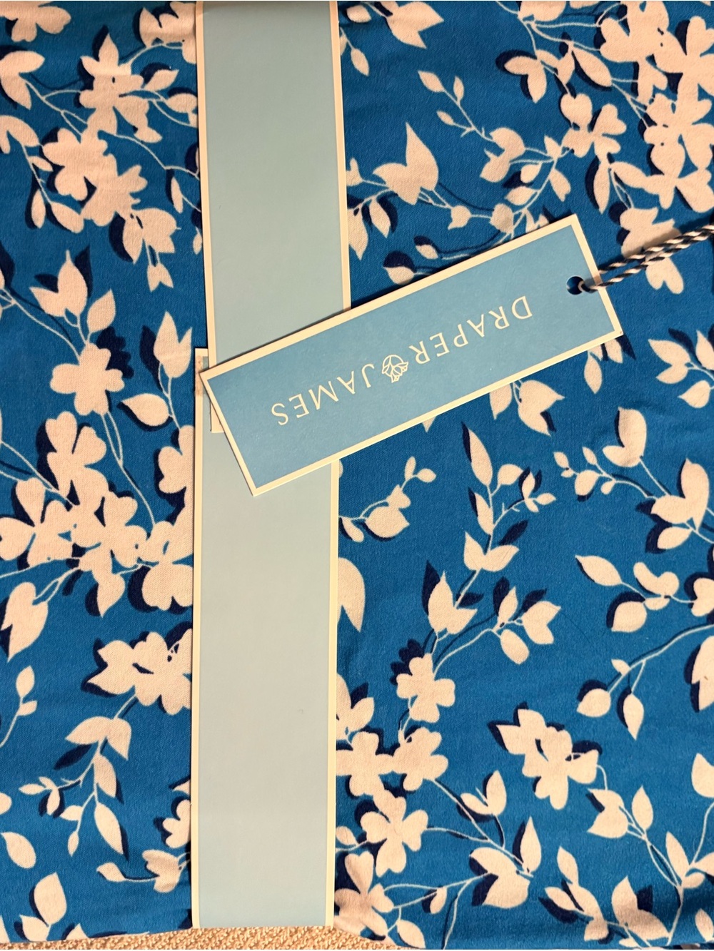 Draper James Blue and White Floral pajamas - Picture 4 of 4